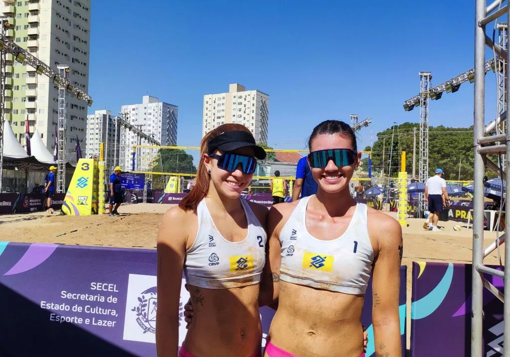 Atletas do programa de bolsas do Governo de Mato Grosso disputam o torneio principal do Circuito Brasileiro de Vôlei de Praia