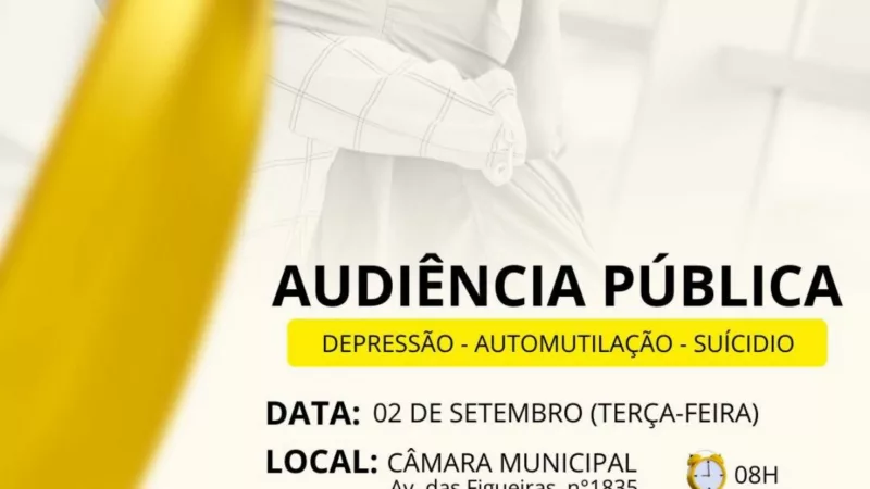 Audiência Pública sobre Saúde Mental em Sinop: Uma Iniciativa do Vereador Célio Garcia