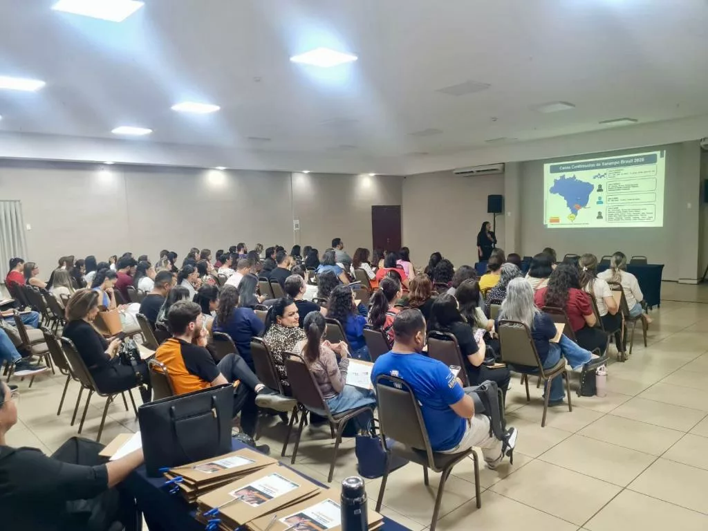 SES promove capacitação sobre sarampo para médicos e enfermeiros de Cuiabá