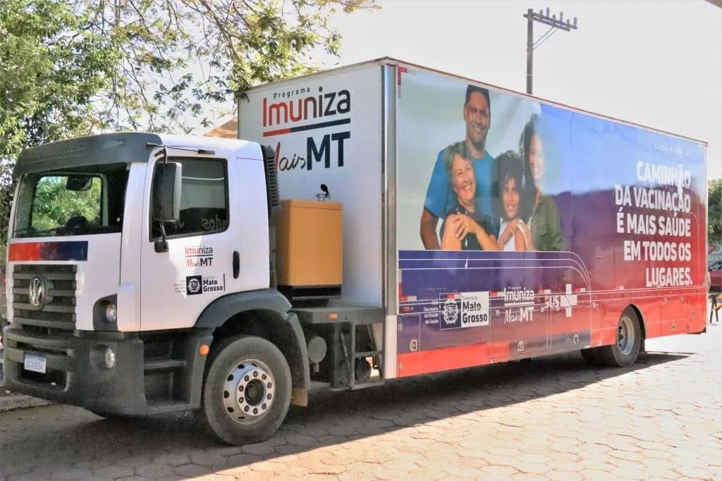 Caminhão do Imuniza Mais MT estará em Sinop esta semana em 6 bairros