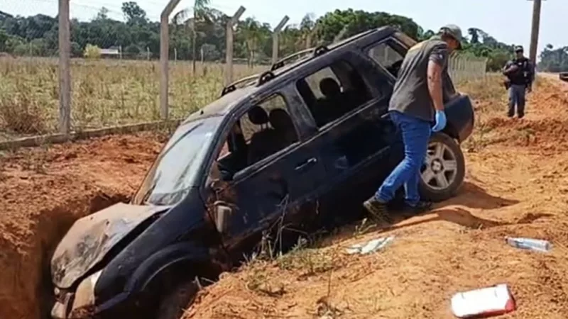 Sinop: polícia localiza veículo de homem que foi assassinado e jogado em lagoa