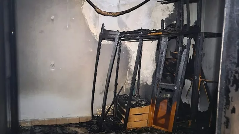 Incêndio causa estragos em imóvel no Nortão