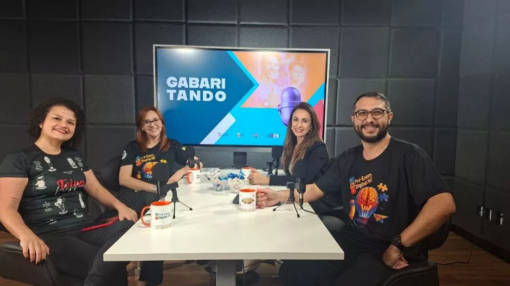 Seduc realiza Podcast “Gabaritando” para preparar estudantes para as provas do ENEM 2025