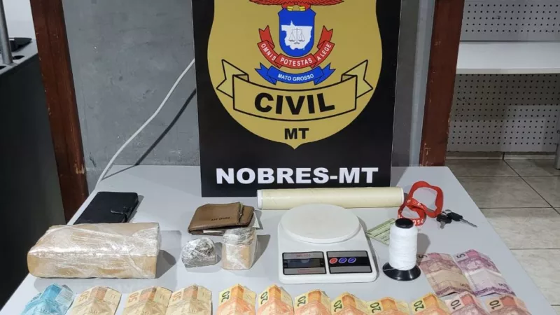 Polícia Civil prende traficantes que atuavam na modalidade delivery em Nobres
