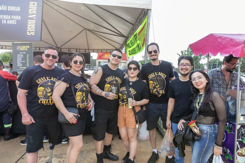 Do pai ao filho, do sonho ao palco: Guns une gerações na Arena Pantanal
