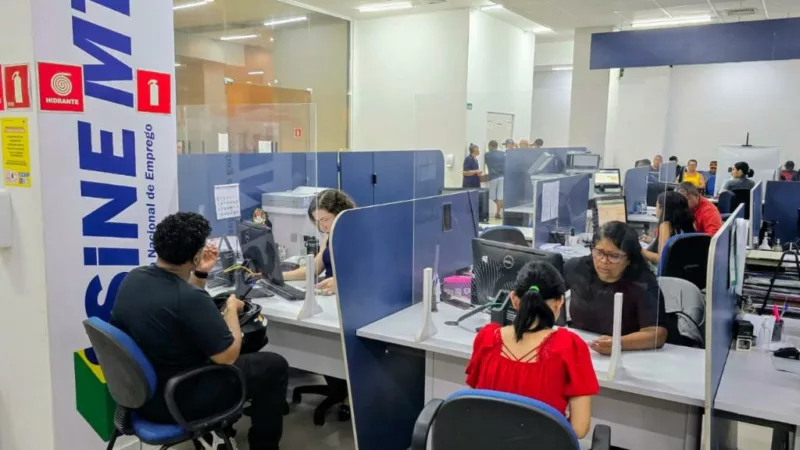 Sine disponibiliza mais de 2,6 mil vagas de emprego em Mato Grosso nesta semana