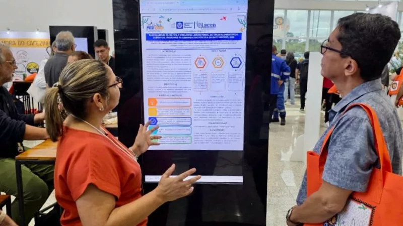 Lacen apresenta pesquisas estratégicas de vigilância laboratorial no maior congresso de Medicina Tropical da América Latina