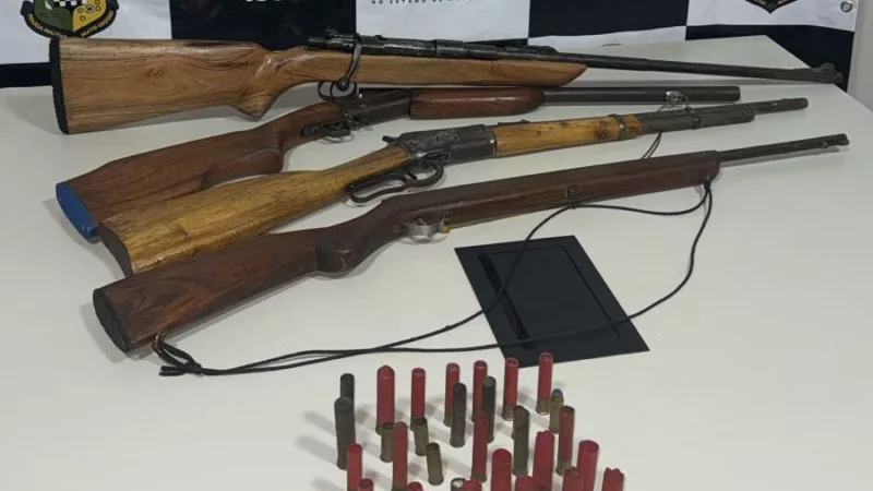 PM prende homem que comercializava armas de fogo de forma ilegal em Lambari D’Oeste