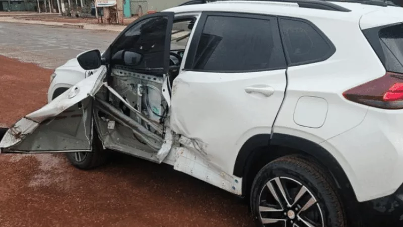 Vereadores de Sorriso se envolvem em acidente em Rosário Oeste