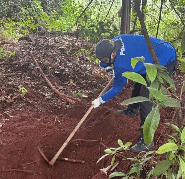 Com ajuda de cão farejador, polícia localiza corpo enterrado em Mato Grosso