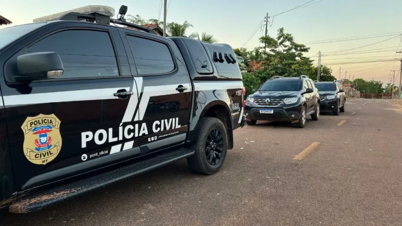Polícia Civil cumpre dois mandados de busca e apreensão em Mato Grosso em apoio à Polícia Civil de Goiás