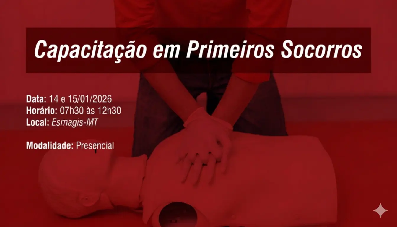 Inscreva-se para capacitação presencial em primeiros socorros e atendimento pré-hospitalar