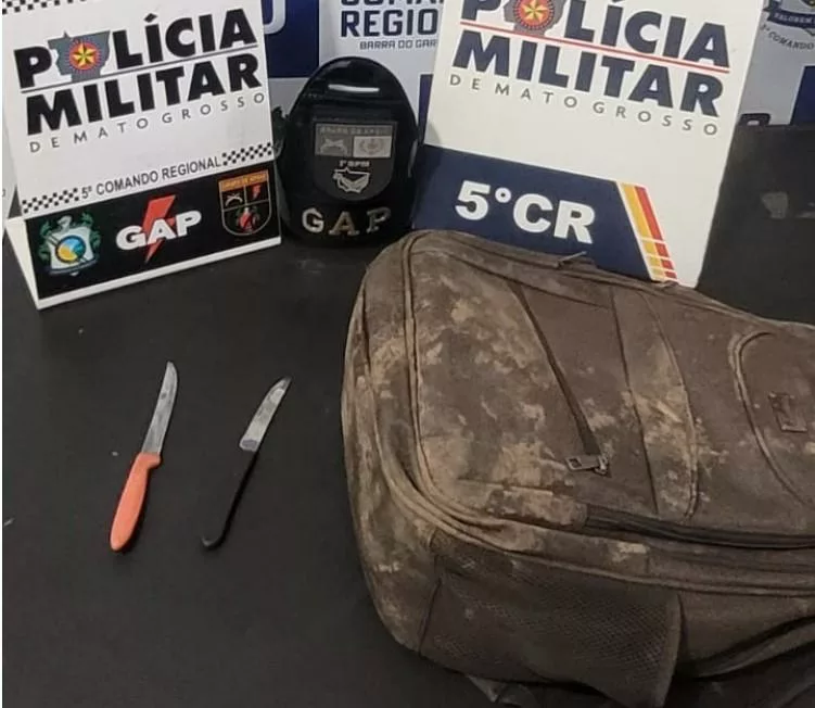 Suspeito por tentativa de homicídio é preso em flagrante pela Polícia Militar