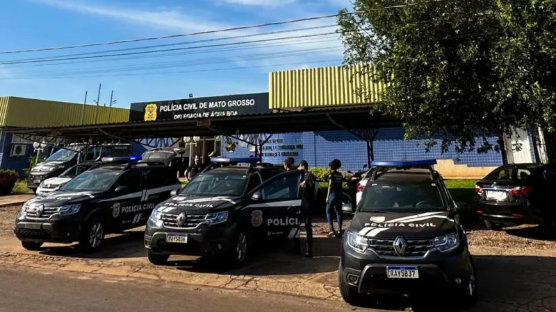 Polícia Civil prende homem em flagrante por descumprimento de medida protetiva em Água Boa