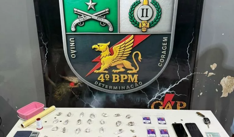 Polícia Militar prende dois homens por tráfico de drogas e estelionato em Várzea Grande
