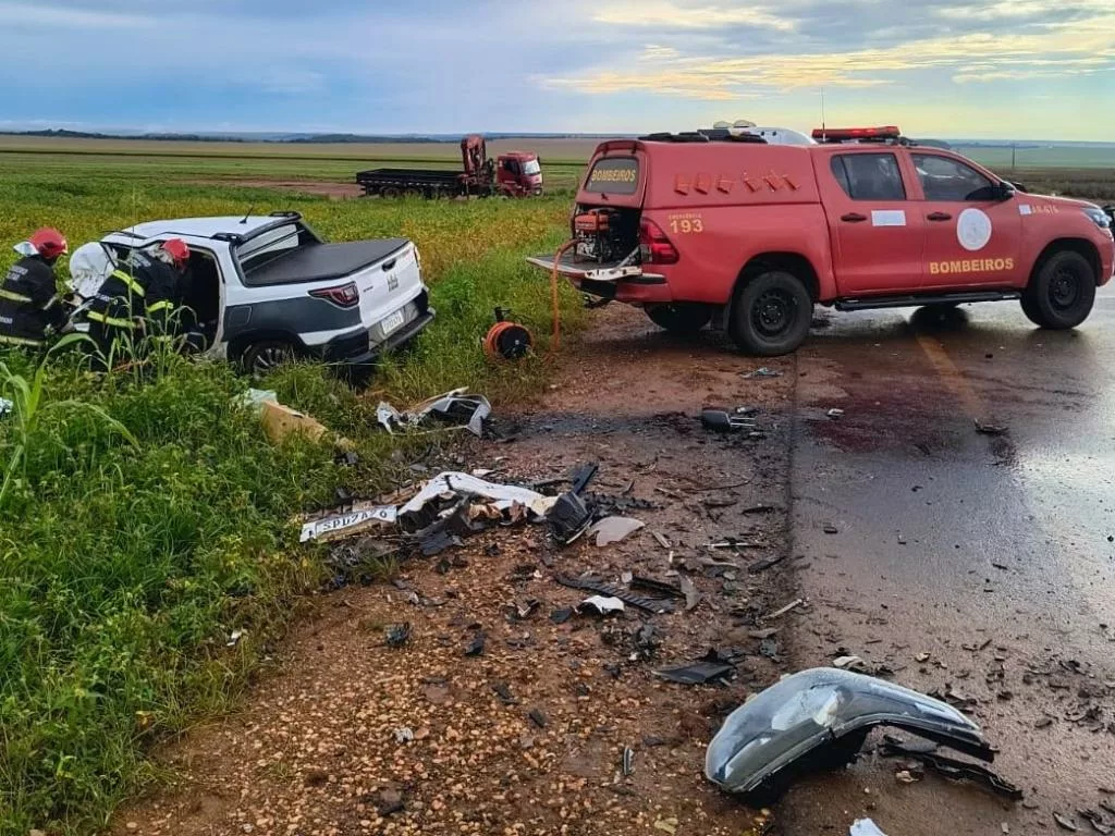 Corpo de Bombeiros atende duas ocorrências de acidente de trânsito em Cáceres e Itiquira