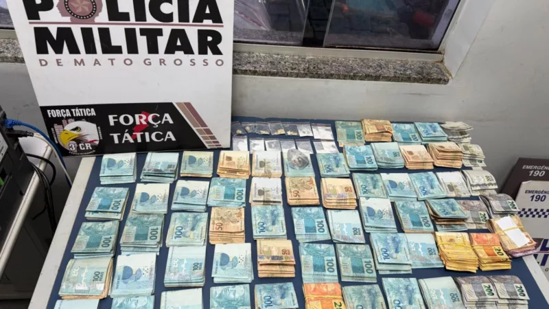 Acusada de ser “contadora do tráfico” é presa com mais de R$ 60 mil em Sinop